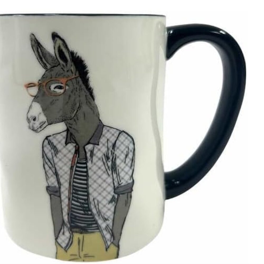Hipster Animal Coffee Mugs 6pc 17.5 oz. by Signature Housewares - Picture 6 of 7